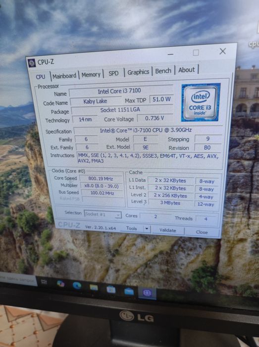 Продам процессор i3 7100