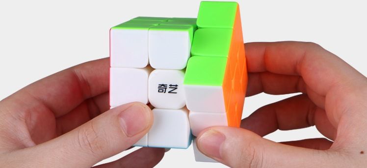 Оригинальный Кубик Рубика 3 на 3 Qiyi Cube/Подарок/Kaspi RED/Рассрочка
