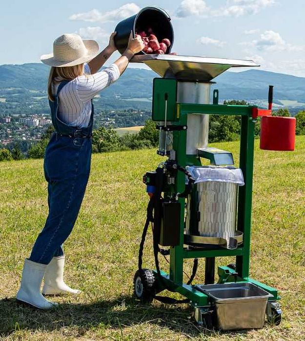 Zdrobitor cu Presa pentru suc de fructe si legume - Utilaj 2in1