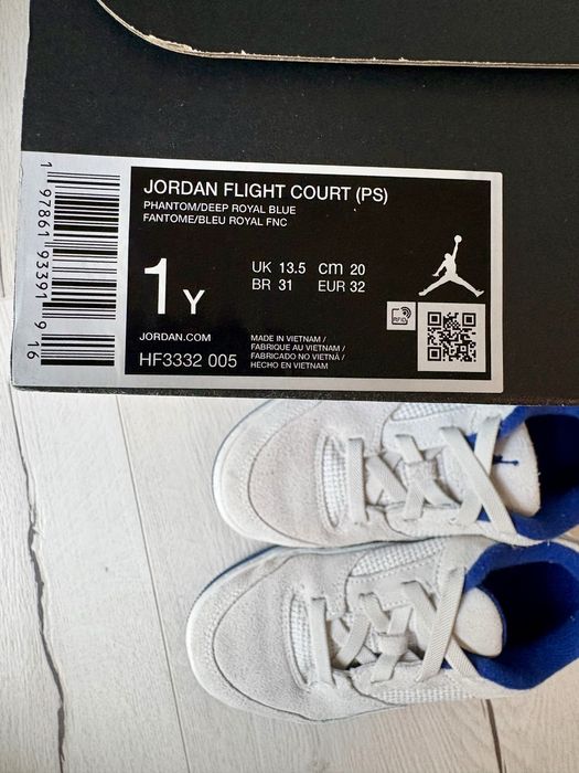 Детски Маратонки NIKE JORDAN FLIGHT COURT 32 номер / кожа и велур