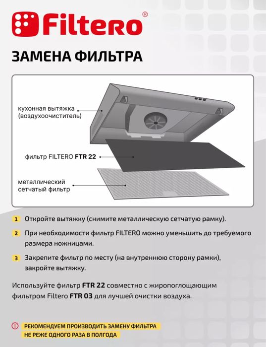 Угольный фильтр для вытяжки