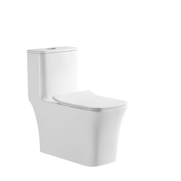 Унитаз монолитный литой