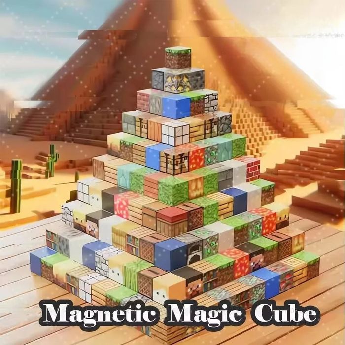 Комплект Магнитни кубчета Майнкрафт Minecraft Magnetic Blocks