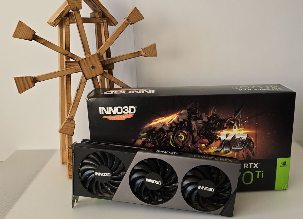 Видео карта Inno3D X3 OC RTX 4070ti, 12GB GDDR6X, Nvidia GeForce