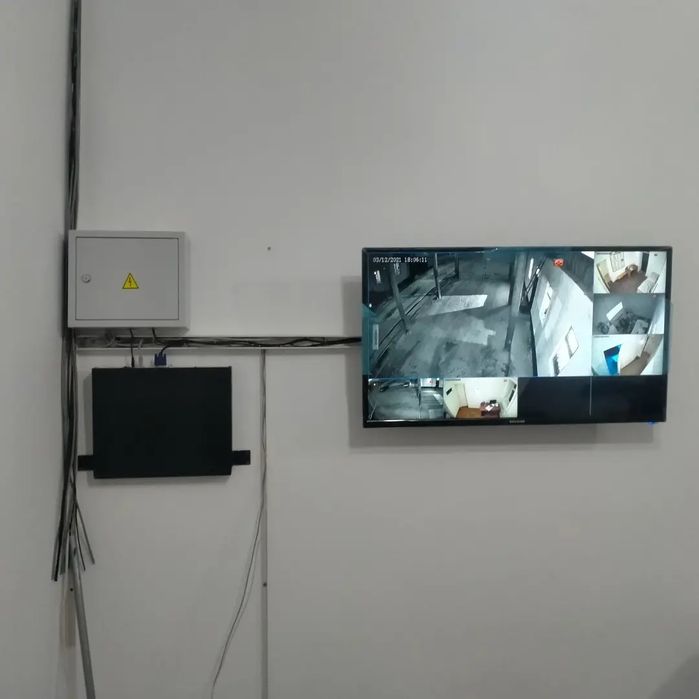 Установка и монтаж видеонаблюдения