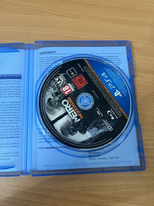 Игровой диск на PS4