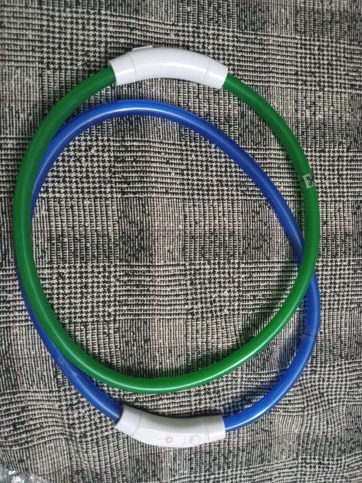 Светящийся LED ошейник USB зарядка