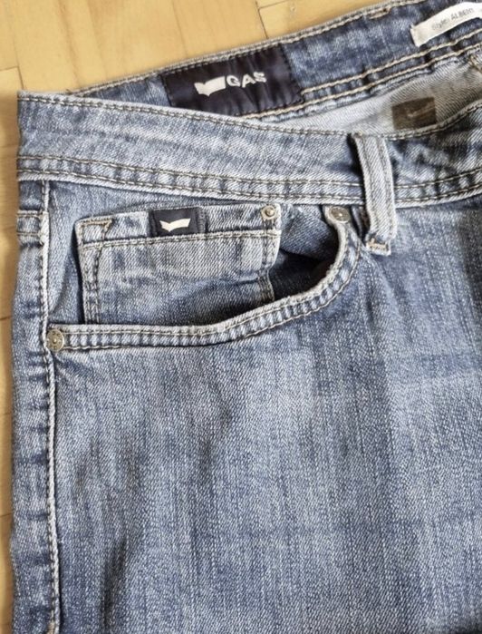 Pantaloni jeans - GAS, Model: Albert, Slim, bărbați - W34 (Fit 33)