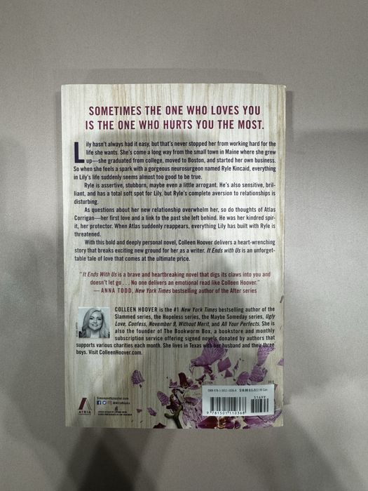 Книга : Все закончиться на нас (на англиском)