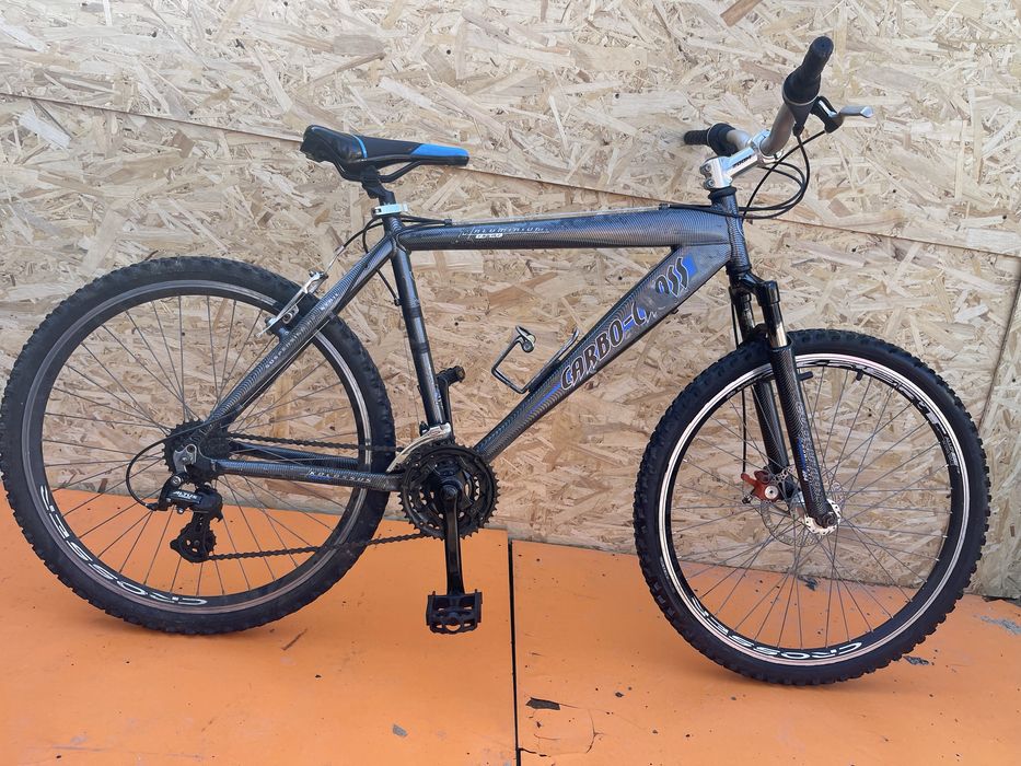 Bicicleta carbocross frana pe disc roti 26” cadru aluminiu