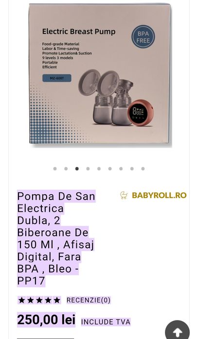 Pompa de san electrica