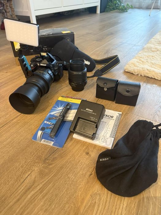 Фотоапарат Nikon d5100 VR с два обектива и филтри и ПОДАРЪК