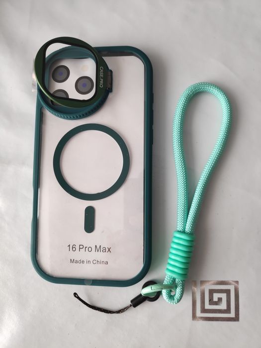 Чехол для iPhone 16 Pro Max, с брелком