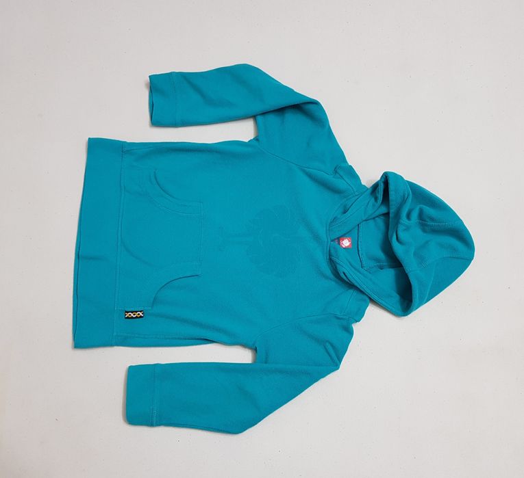 Bluza polar Engelbert Strauss, hanorac cu gluga fleece, nr. 122-128 EU