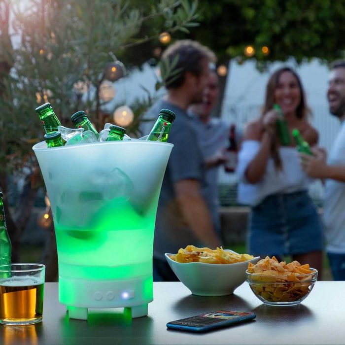 Frapiera cu iluminare Led 7l cu boxa Blueetoth atmosfera perfecta la petreceri