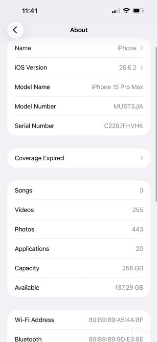 Iphone 15 pro max ideal holatda sim kartalik region J/A