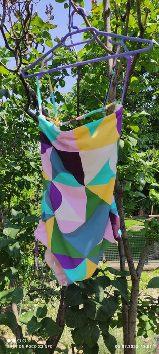 Цетен цял бански с гол гръб "Sugarfree"