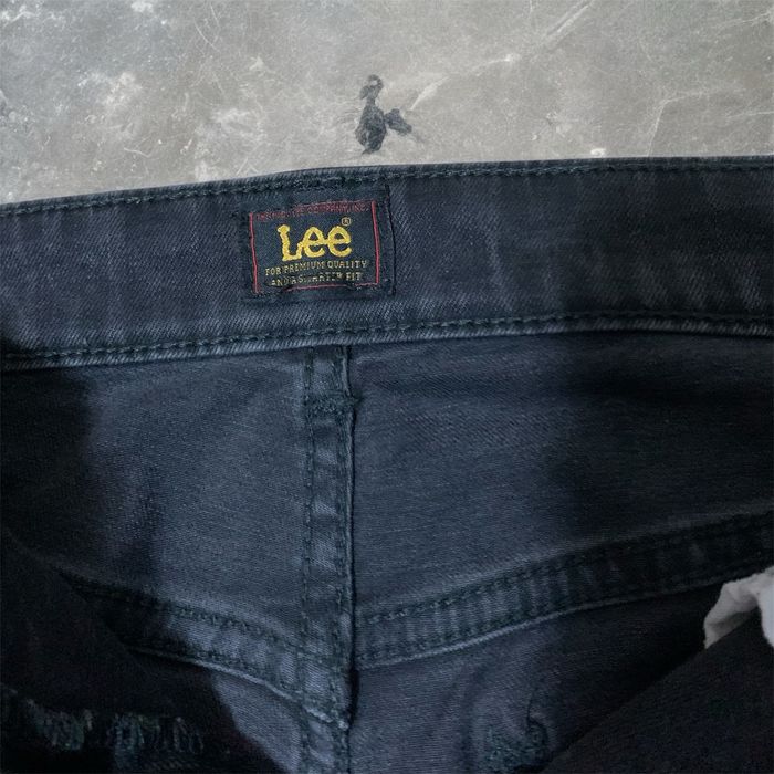 Blugi Lee negri – model clasic, stare foarte bună