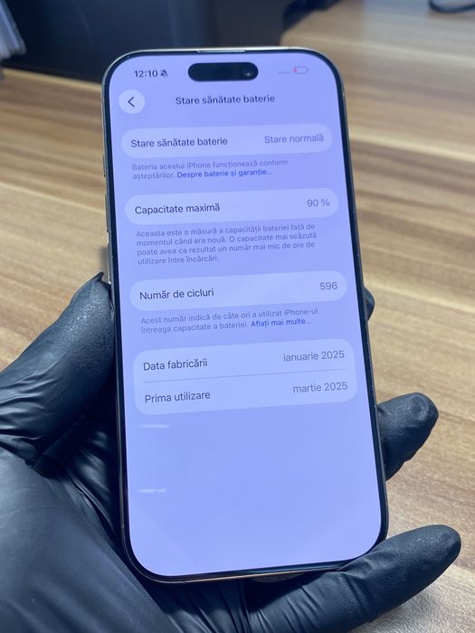 iPhone 16 Pro, 128 GB, Desert Titanium, Ca nou, Cod produs: 9687