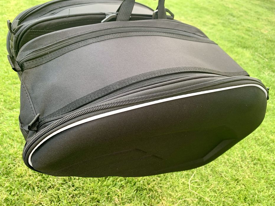 Genti laterale moto coburi extensibile portbagaj, 58L, impermeabile