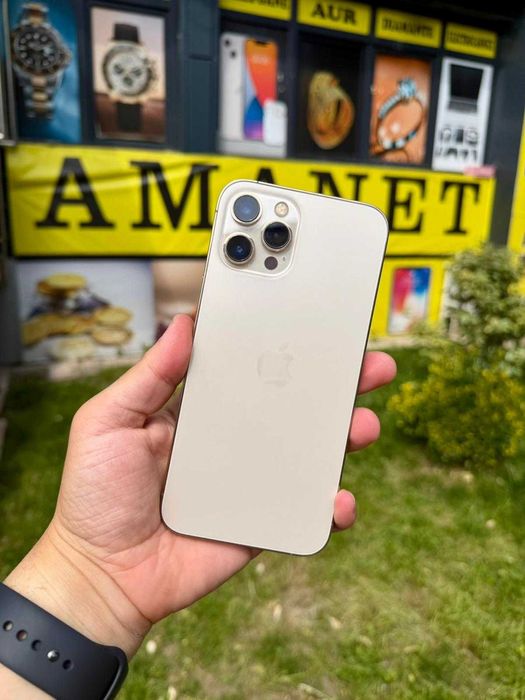 iPhone 12 Pro Max / 256GB / Gold - Impecabil