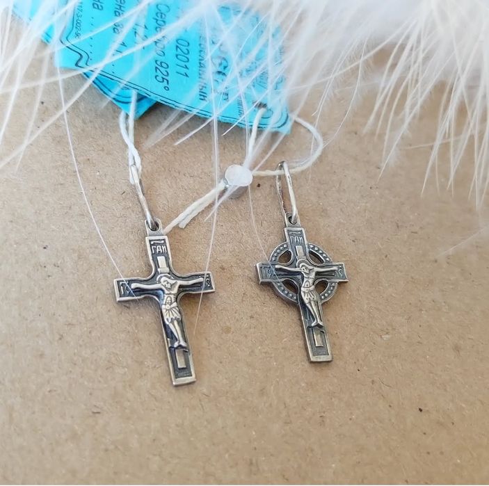 Крестики серебряные