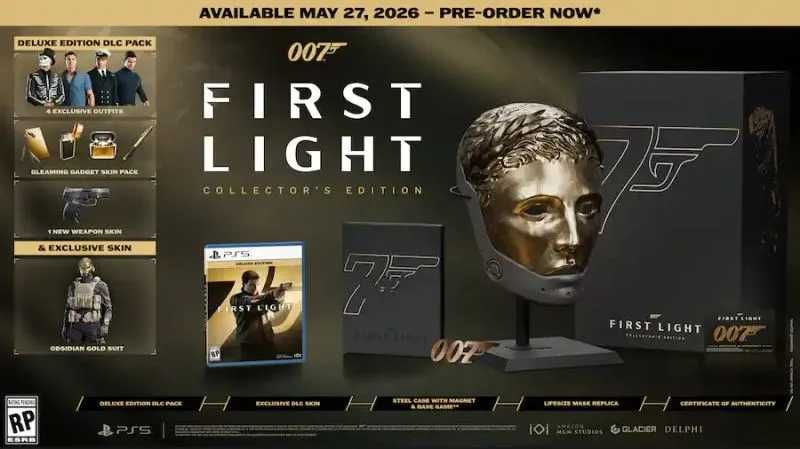[ps5] НОВИ ! 007 First Light - Collector's Edition/ За Колекционери !