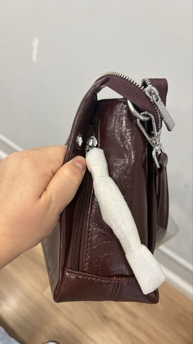 Новая сумка ломаная кожа