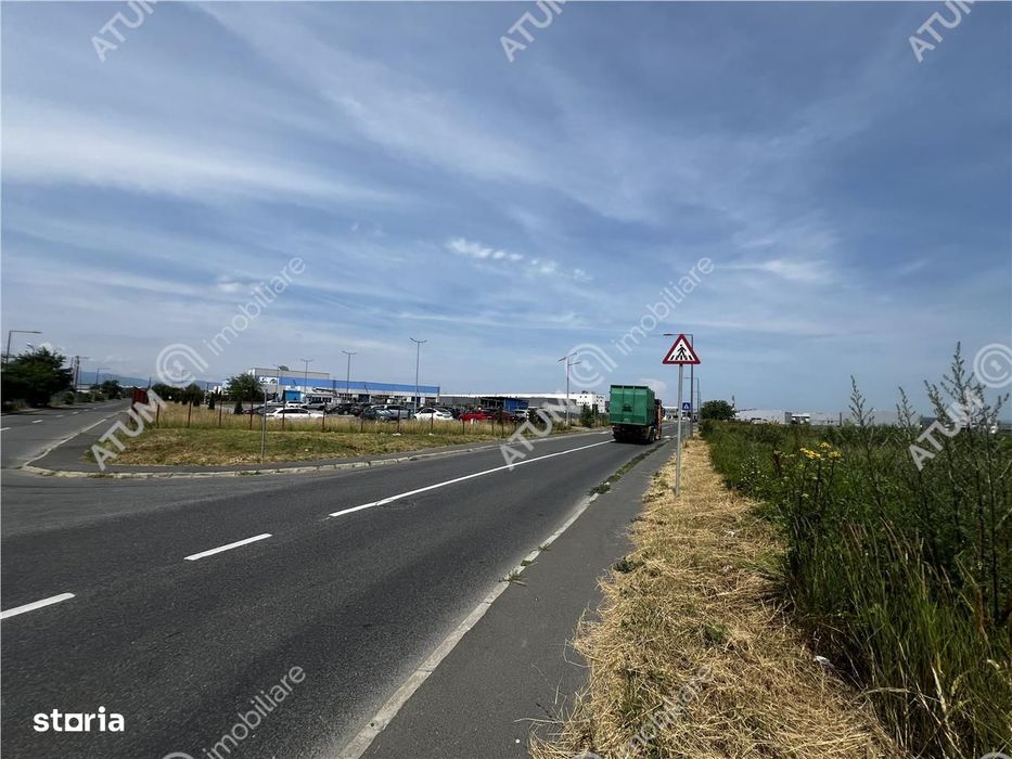 Teren intravilan de 6000 mp zona Industriala de Vest din Sibiu