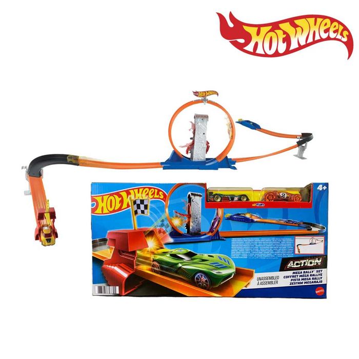 Колички Hot Wheels Mattel Mega Rally Set