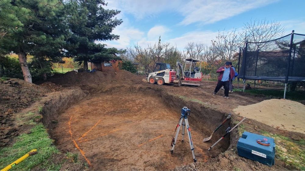Lucrari(servicii)miniexcavator,sapaturi,fundatii,fose,santuri,piscine