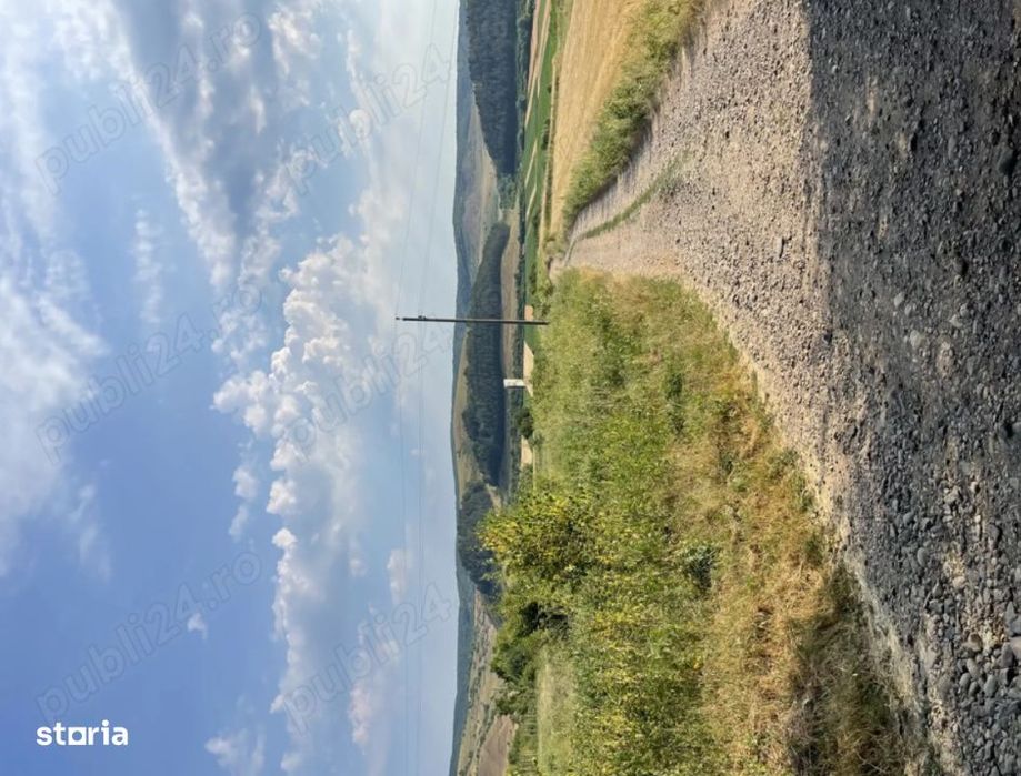 Teren intravilan in Gilau Vest pe DN1,doua fronturi