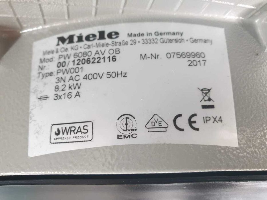9кг - Miele Professional PW 6080 Пералня Миеле