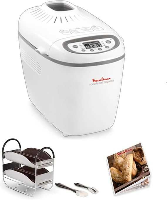 Moulinex Mașină de făcut baghete, 16 programe, OW610110, alb.