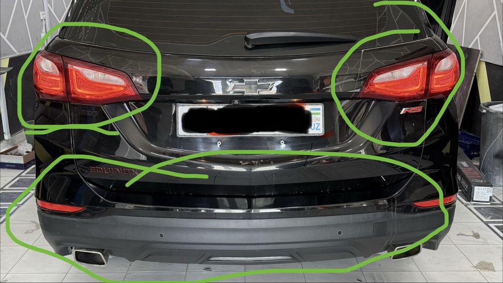 Запчасти, фары, бамперы Equinox