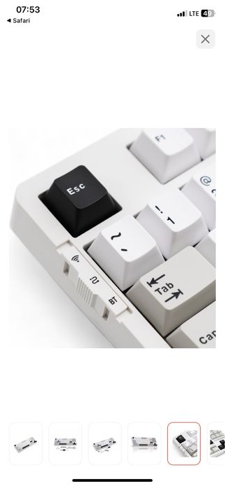 Клавиатура MageGee Light87 белый