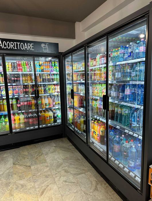 Vitrina Frigorifica Supermarket 3,82m / 6 usi/ Agregat Extern / Nou