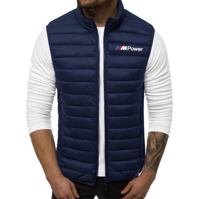 Мъжко яке без ръкави / елек, грейка БМВ / BMW M POWER - 2 ЦВЯТА!