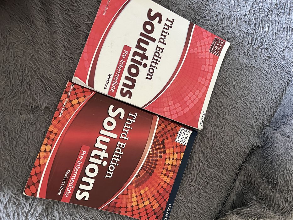 Книга third edition solutions pre-intermediate (только город актобе)