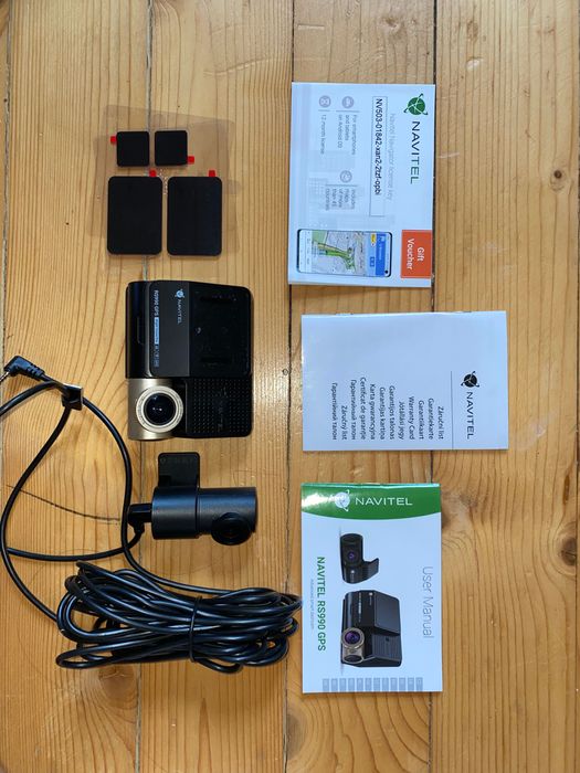 Двоен dashcam (Navitel rs990 GPS)