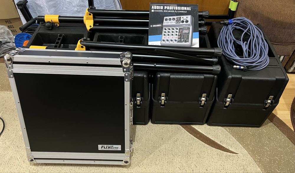 BOSE 802 Series II Full Set PRO 4 boxe + Amplificator 1800-V + EQ card