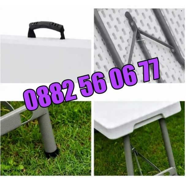 Сгъваема пейка за кетъринг 180 cм за 4 човека