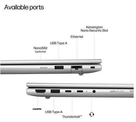 HP Elitebook Ultra G1i AI Ultra 5 228V 32GB 1TB 14" OLED 2.8K 120Hz