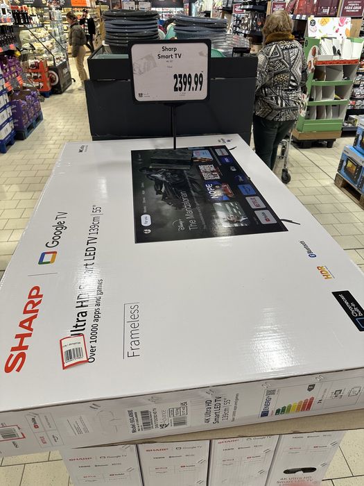 TV SHARP 55” 139 cm model 55GL-4060E