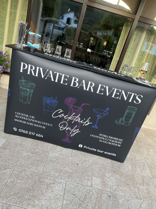 Bar mobil barmani evenimente nunta botez cununie majorat petreceri