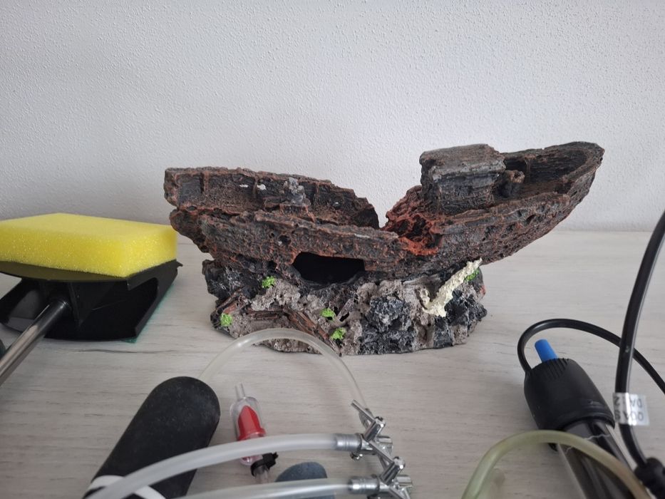 Vand decoratiuni acvariu, filtru aer, pompa aer