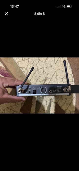 Shure slx24/beta58/slx1 pentru instrument și microfon