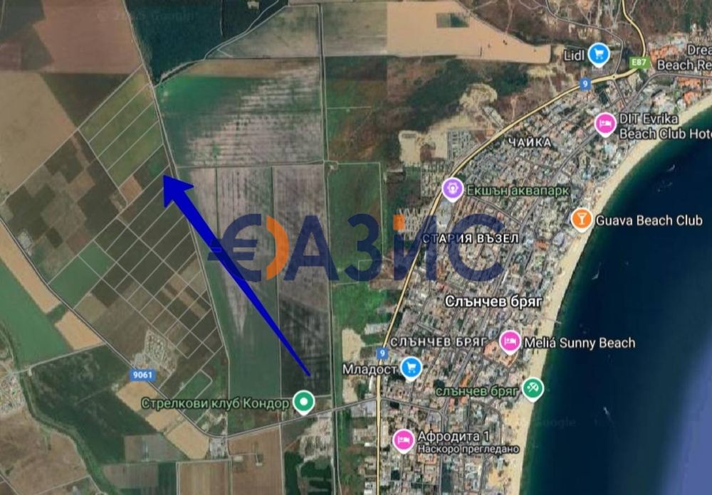 Парцел Земеделска Земя В С. Тинково, Общ. Несебър, 999 кв. м.,