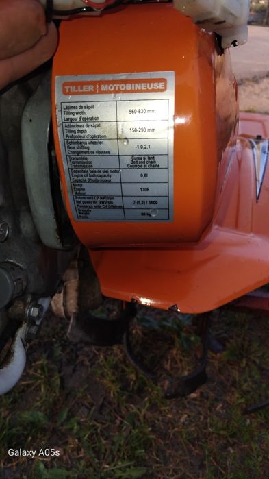 Vând motocultor ruris 7.5 cai