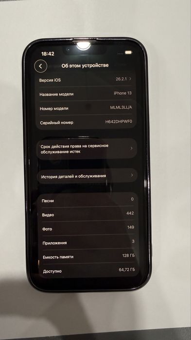 Iphone 13 midnight 128Gb